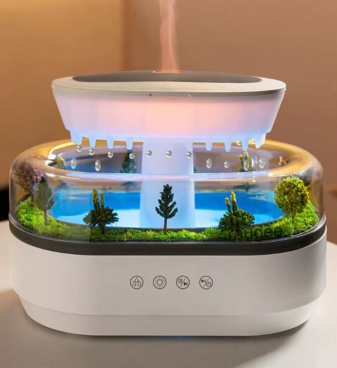 GlowForest™ – dekoracyjny nawilżacz i dyfuzor z podświetleniem RGB